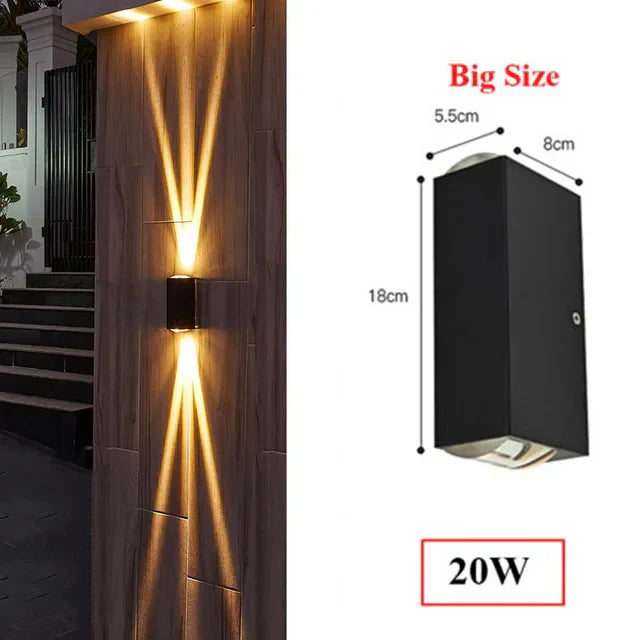 AquaShield LED Floodlight | Udendørs Vandtæt Belysning | Til Hårdt Vejr | Forskellige Størrelser | Egenskaber: Energieffektiv, Holdbar, Aluminium