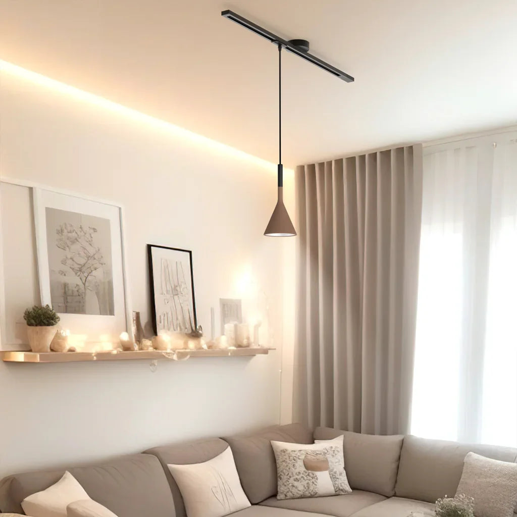 Morris | Justerbar Rotérbar Loftskinne | Ophæng til Pendellampe | Fleksibel