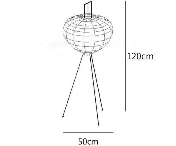 Gemma | Rice Paper Floor Lamp