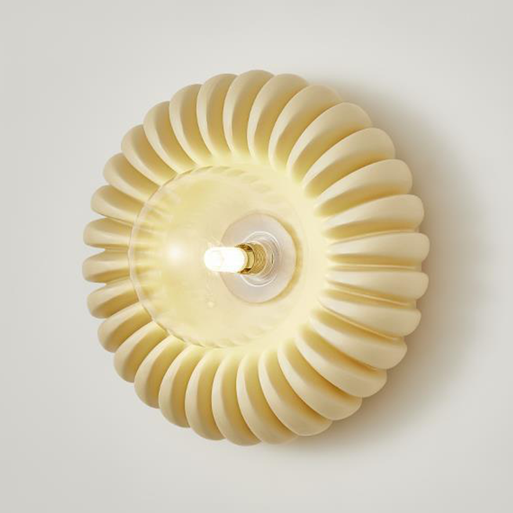 Fransk Inspirationsbelysning | Kreativ Harpiks Vægmonteret Lampe | E27 Fatning | Stilfuld Belysning til Korridorer | 150 cm Justerbar