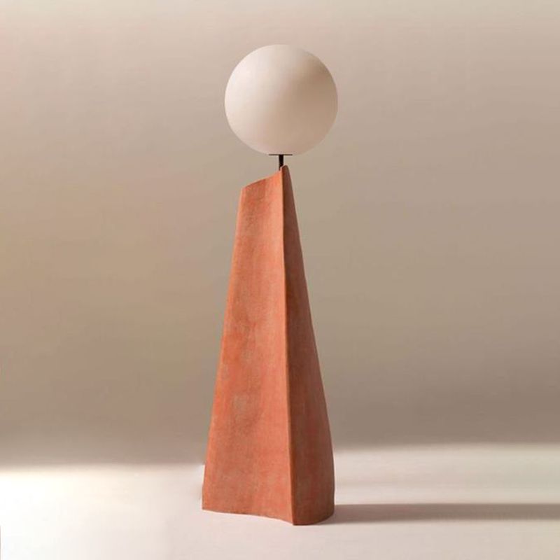 Carins Design LED Lampe | Rød/Brun Metal og Keramik | Stue og Spisestue | Moderne Stil | 5 Lys G9 | Inkluderet Lyskilde | IP20 | Indendørs