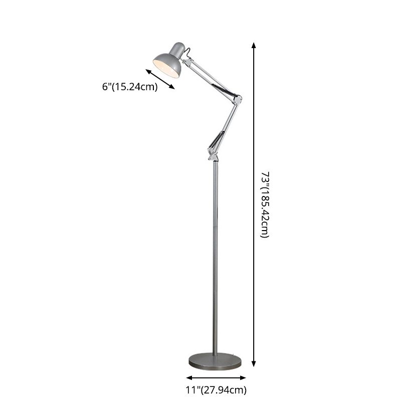 Galveris | Justerbar Arkitekt-inspireret Gulvlampe | Moderne Design | Stabil Base | Optimal Arbejdsbelysning | Holdbare Materialer | Ideel til