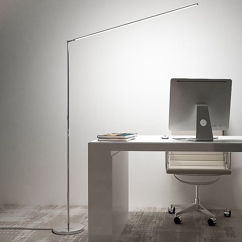 Zantille | Moderne Skandinavisk Design | Belysning til Stue eller Kontor | Slank og Elegant Gulvlampe | Høj Kvalitet | Stabil Base | Atmosfærisk