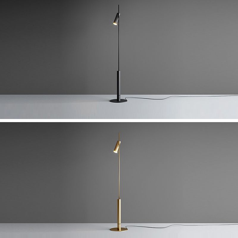 Gulvlampe | Domerina | Minimalistisk Design | Moderne Stil | Høj Kvalitet | Funktionel Belysning | Til Stue og Soveværelse | Holdbar Konstruktion