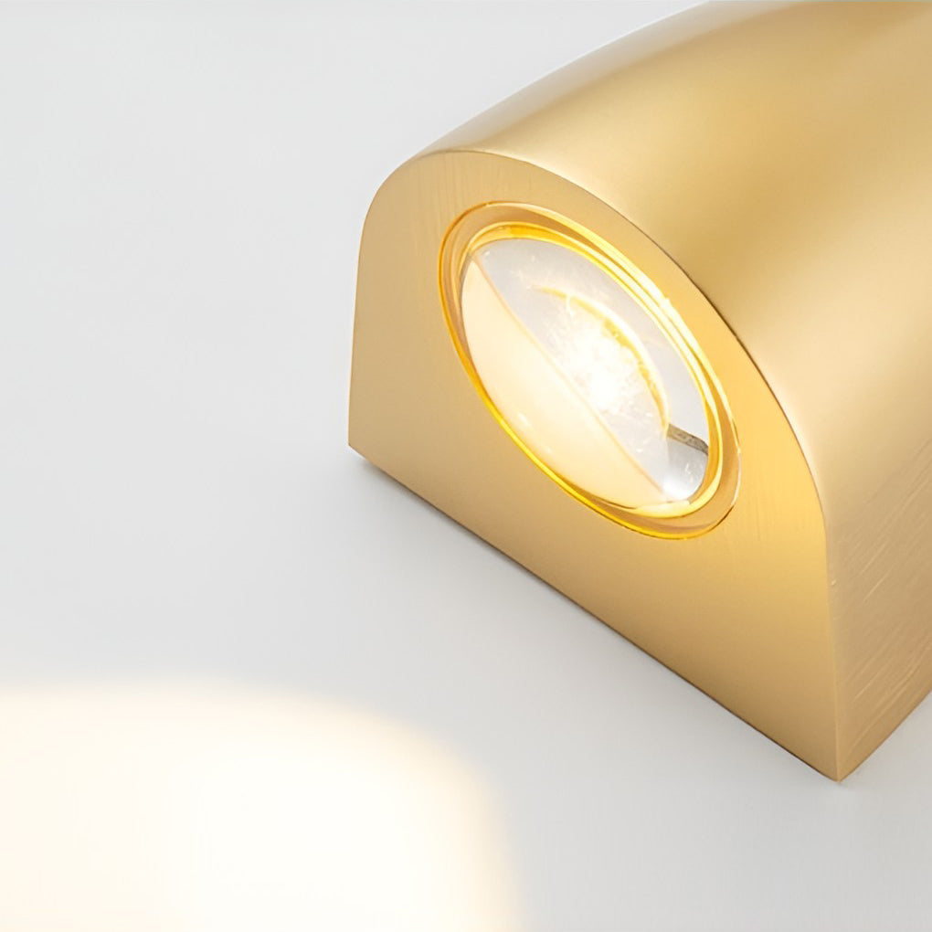 LumiBriljant LED-væglampe | Moderne metalfinish | Dobbelt lysretning | Elegant design | Energieffektiv | Mål 15x10x5 cm | Elektrolytisk metal