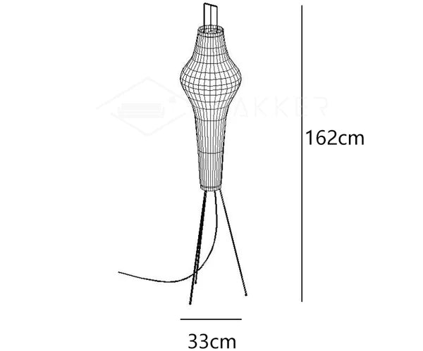 Gemma | Rice Paper Floor Lamp