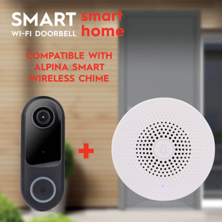 Alpina Smart Video Dørklokke med Kamera og