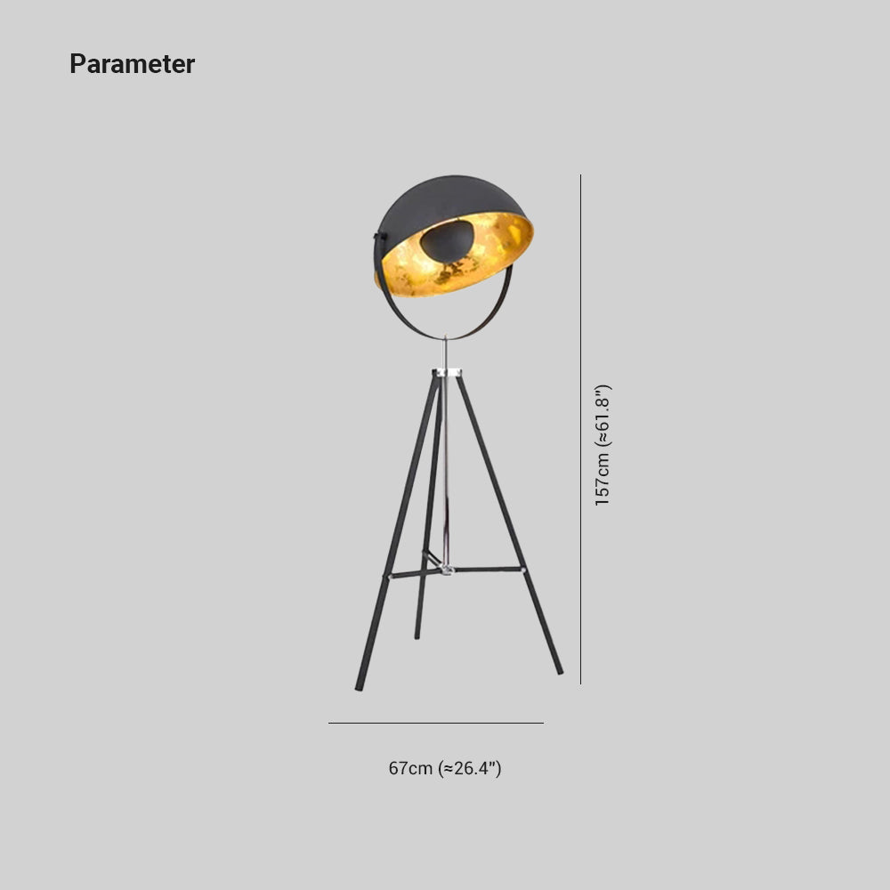 Relvena | Moderne Stativgulvlampe | Justerbar Skærm | Industrielt Design | Kvalitetsmaterialer | Fokus og