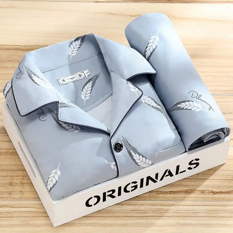 Vardi Dante™ Stribede Natsæt til Mænd | Lange Ærmer | 4 Størrelser | 10 Farver | Komfortabelt