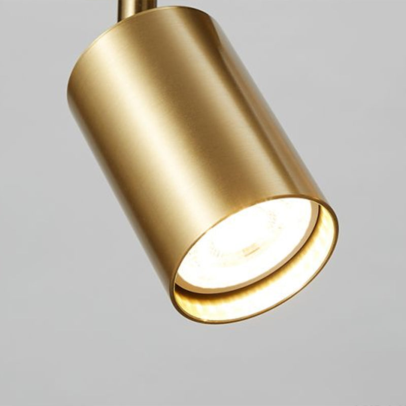 Minimalistisk LED loftsbelysning | Metallic finish i guld | Moderne design | Varierende størrelser | GU10 montering | Energieffektiv | Flot