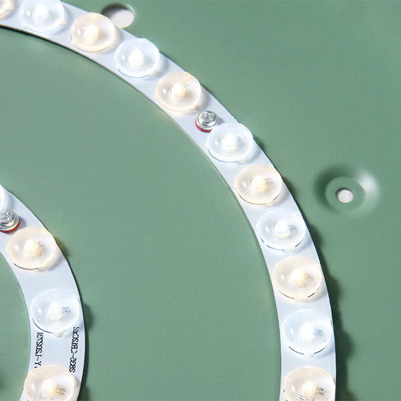 Rund LED Loftslampe | Moderne Design | Akryl & Metal | Forsænket Installation | Forskellige Farver | Energieffektiv Belysning | Ideel til Soveværelse