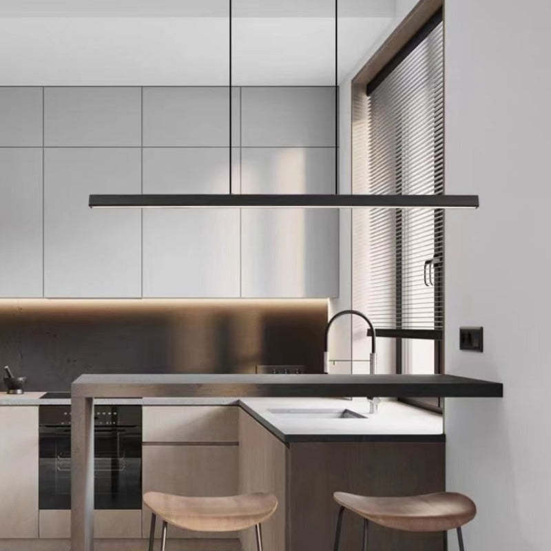 Industriel LED Pendellampe | Moderne Design | Metal og Akryl | Skinnende Finish | SMD Lampefatning | IP20 | Inkluderet Lyskilde | Hjemmebelysning