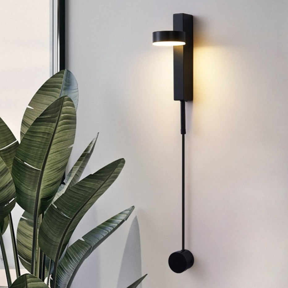 Celine væglampe | Dæmpbar | 360 graders rotation | Moderne design | Akryllampeskærm | H 28 cm | B 10 cm | 20W LED | 110lm | Fast kablet | Aluminium