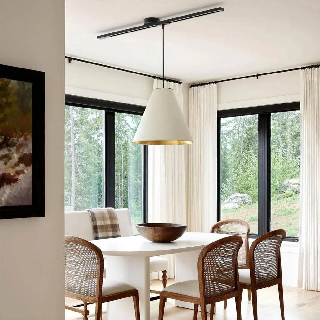 Morris | Justerbar Rotérbar Loftskinne | Ophæng til Pendellampe | Fleksibel