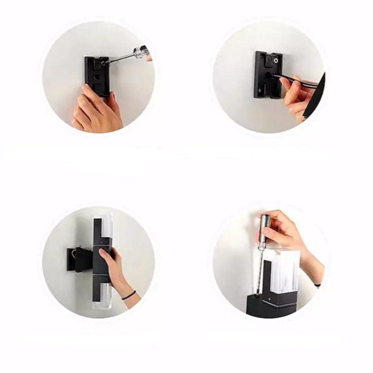 MotionGuard | Smarte udendørslamper med bevægelsessensor | LED vægbelysning | Vejrbestandig design | IP65 vandtæt | Energieffektiv | Automatisk