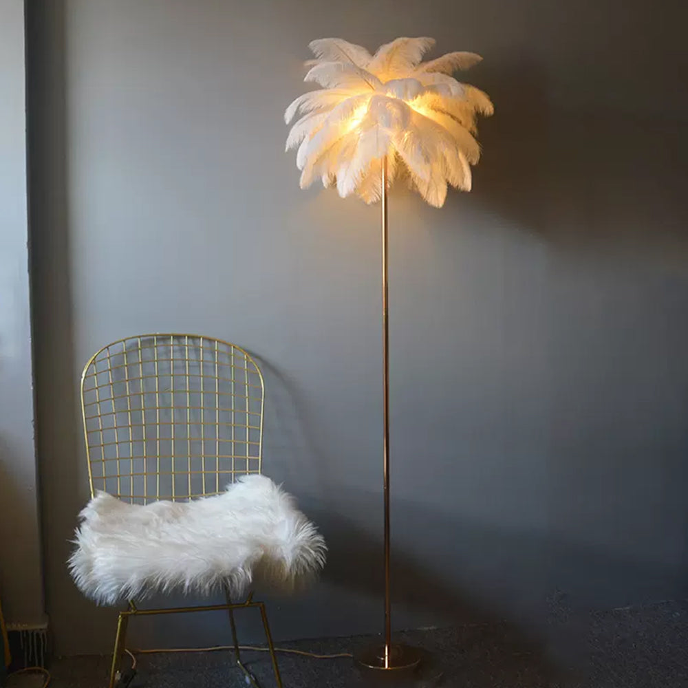 O'Moore | Elegant og Moderne Gulvlampe | Naturlig Inspiration | Høj Kvalitet Materialer | Effektiv Belysning | Til Stue, Soveværelse og