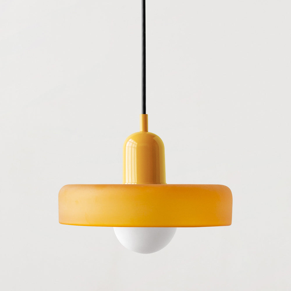 Artistic Ceiling Light | Colored Glass Design | Adjustable Hanging | Modern Home Decor Lighting