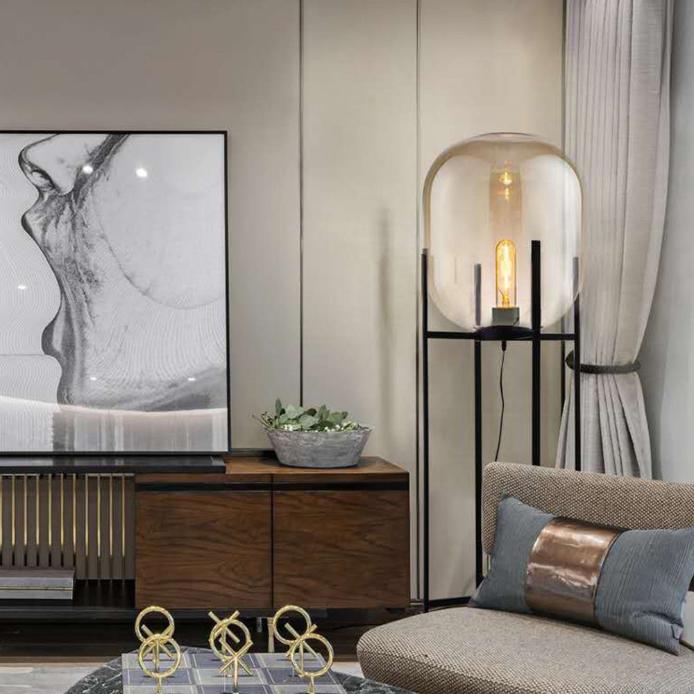 Torender | Modernistisk og Funktionel Gulvlampe | Sfærisk Design | Effektiv Belysning | Holdbare Materialer | Perfekt til Stue, Soveværelse eller