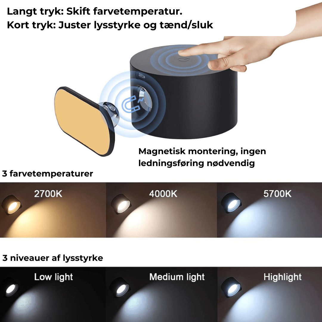 Flexilight™ | 360° trådløs genopladelig