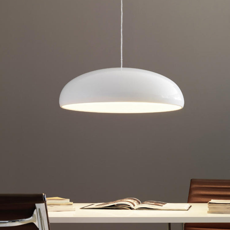 Luminoir Celestia | Moderne LED Belysning | Rund Hængelampe | Hvidmetal | Elegant Design til Soveværelse og Stue | Diameter 35/45
