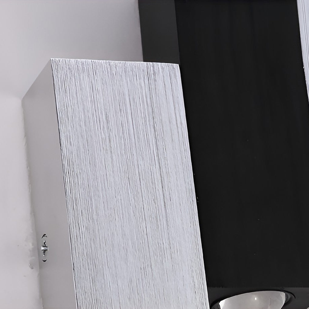 Rektangulær LED Væglampe | Moderne Design | Op- og Nedlys | 20x10x5 cm | Aluminium | Energieffektiv | Varm Atmosfære | Indendørs