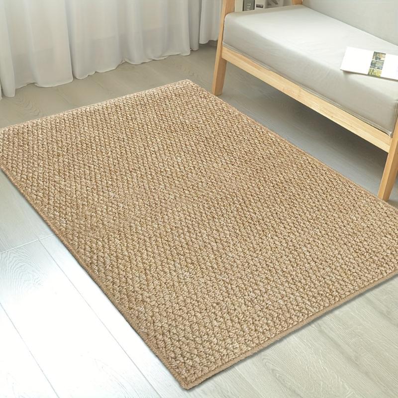 EcoWeave dørmåtte | Naturlig stil jute-look | Slidstærk polypropylen | Maskinvaskbar | Perfekt til