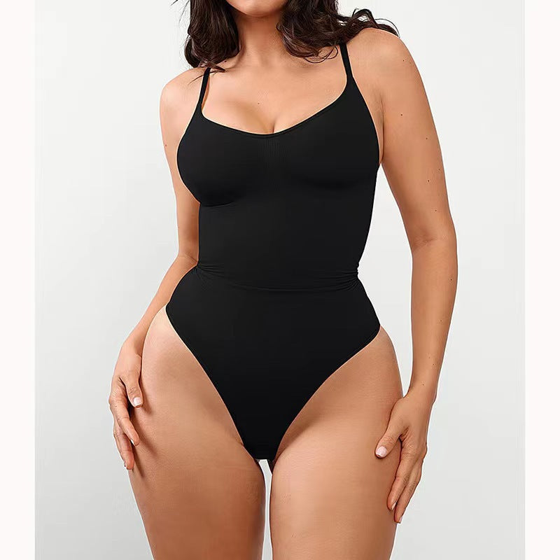 JUNA Bodyshaper V2 | Høj Talje | Meshpaneler | Justerbare Stropper | Tummy Control | Komfortabel Nylon-Blend | Usynlig Under Tøj | Formende og