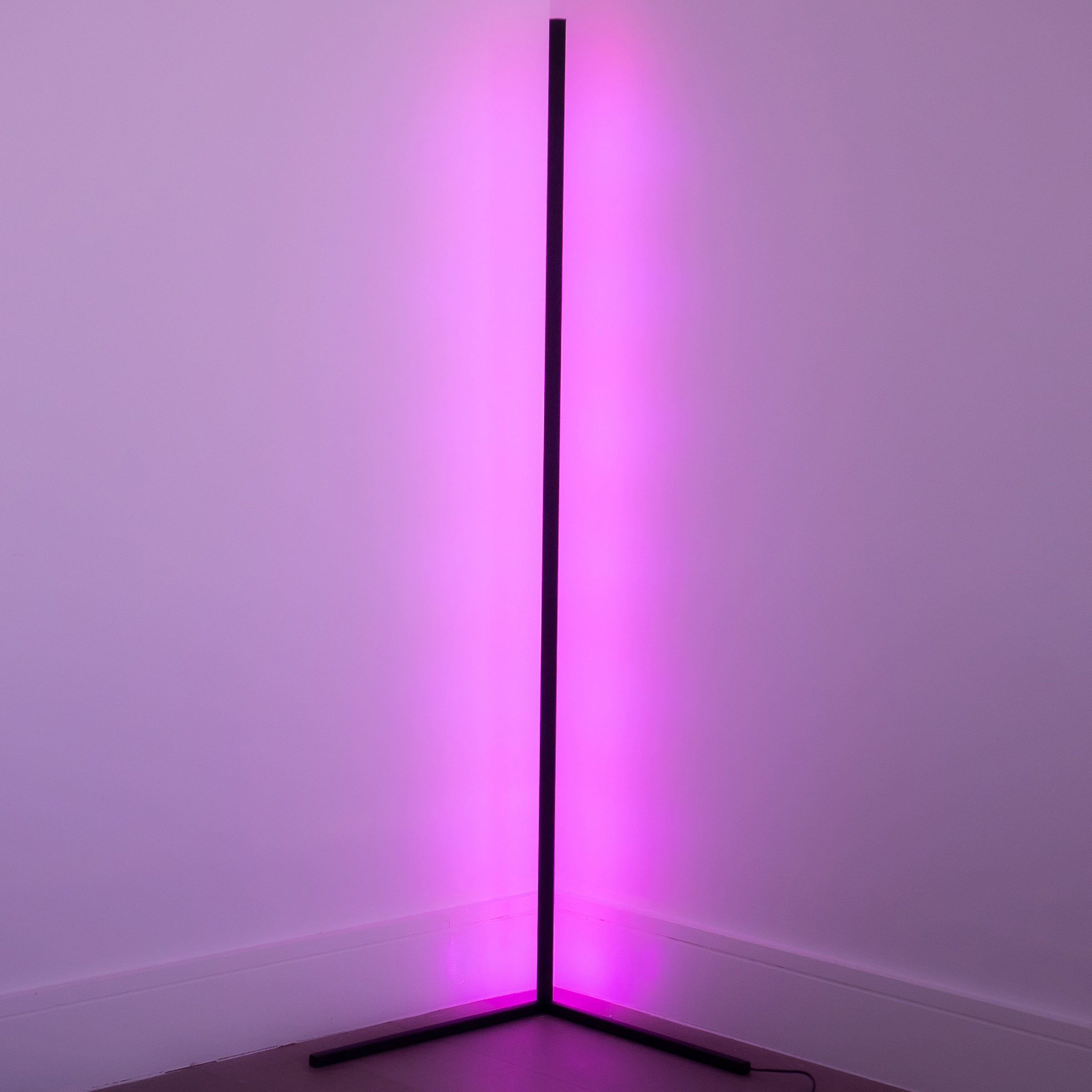 LED Corner Floor Lamp | Modern Lighting for Living Room, Bedroom, Office | Built-in LED