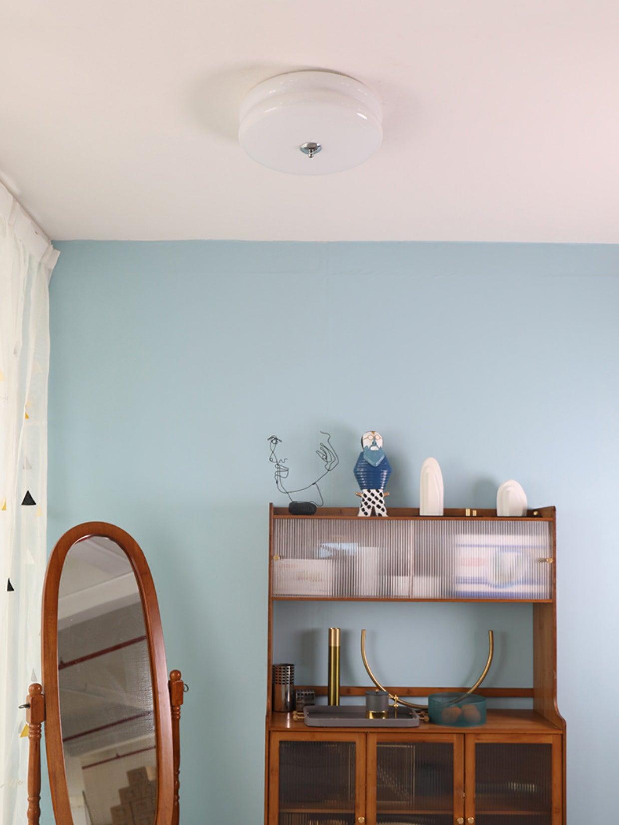 Art Deco loftslampe | Vintage design | Geometrisk elegance | Lysmuligheder 3000K-6000K | Integreret LED | Jern, metal og glas | UL, ETL, CE