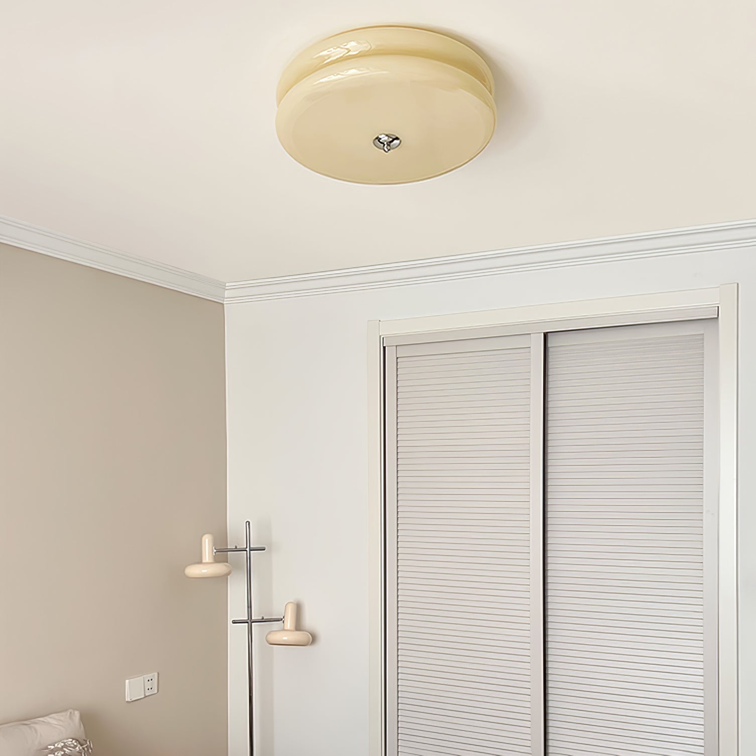 Art Deco loftslampe | Vintage design | Geometrisk elegance | Lysmuligheder 3000K-6000K | Integreret LED | Jern, metal og glas | UL, ETL, CE