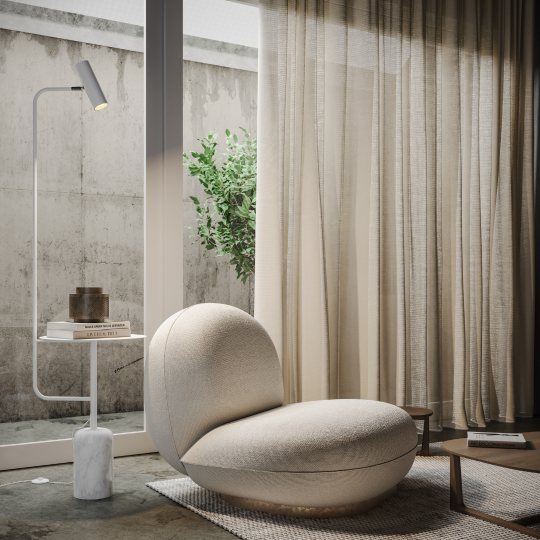 Gulvstativ | LED Integreret | Moderne Design | Justerbar Lysstyrke | Energibesparende | Elegant Indendørsbelysning | Robust Konstruktion | Skaber