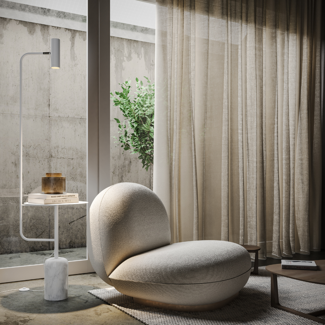 Gulvstativ | LED Integreret | Moderne Design | Justerbar Lysstyrke | Energibesparende | Elegant Indendørsbelysning | Robust Konstruktion | Skaber