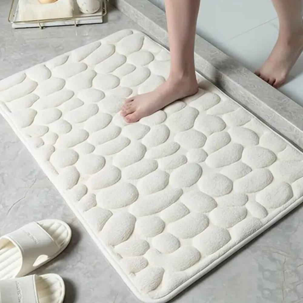 Absorberende Bademåtte med Skridsikker