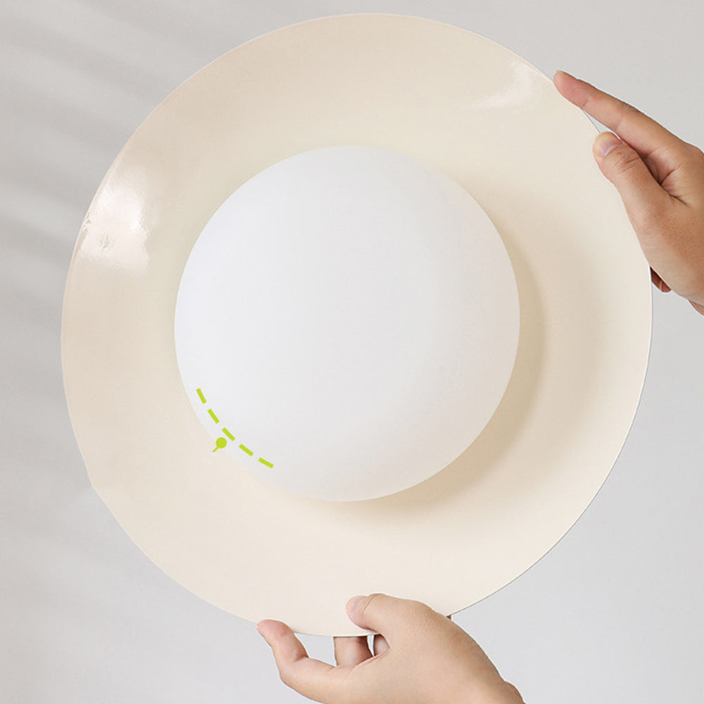 Kreativ risskålsinspireret pendel | Jern og akryl | LED lys | Til stue, spisestue eller køkken | Ø35 cm | Elegant design | Moderne indretning