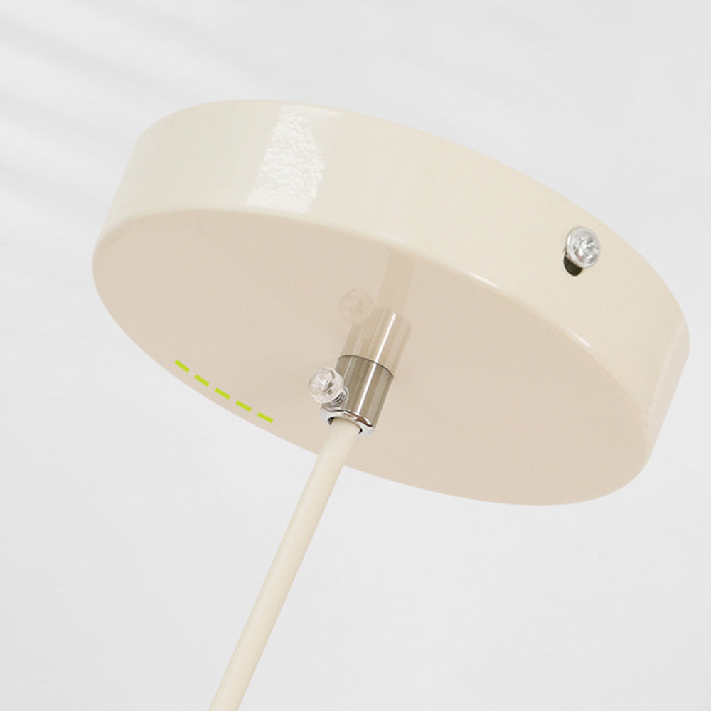 Kreativ risskålsinspireret pendel | Jern og akryl | LED lys | Til stue, spisestue eller køkken | Ø35 cm | Elegant design | Moderne indretning