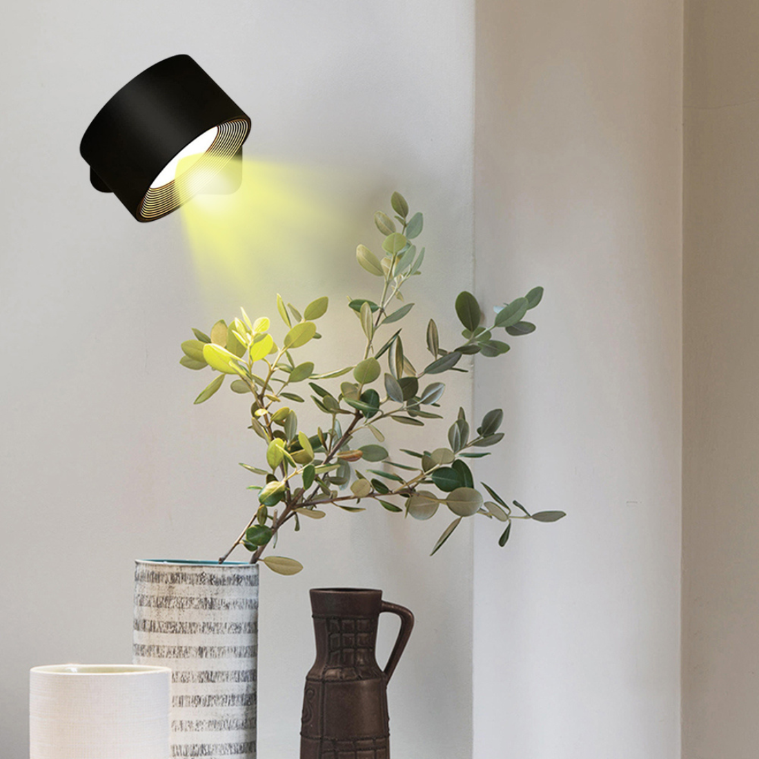 Wireless Rechargeable 360° Wall Light | Flexible LED Lighting | Adjustable Direction | Energy Efficient