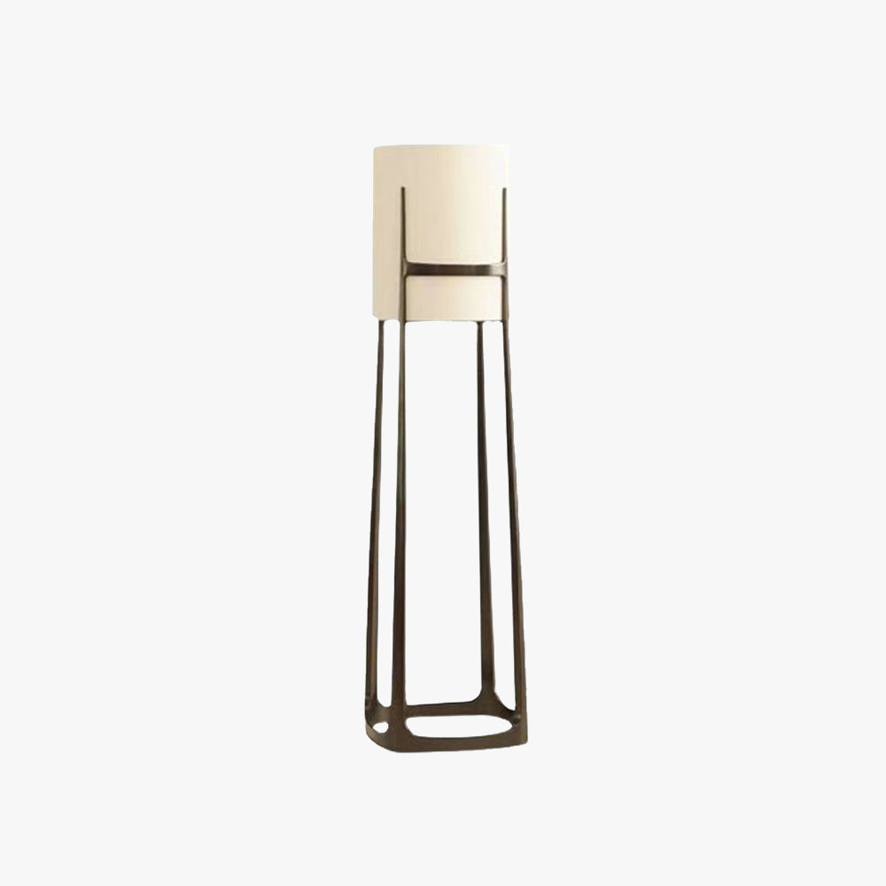 Zanethia | Moderne gulvlampe | Stilfuldt design | Høj kvalitet | Minimalistisk belysning | Elegant åbent ramme | Let installation | Velegnet til