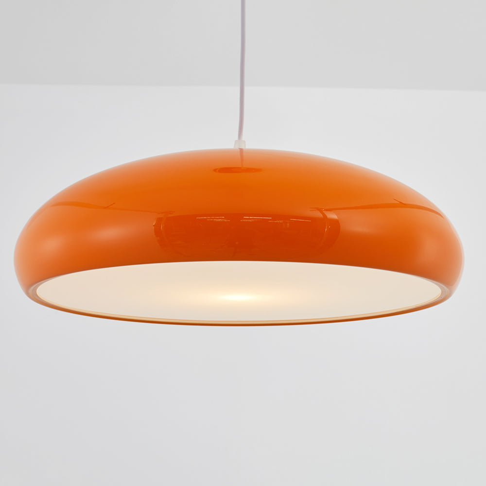 Luminoir Celestia | Moderne LED Belysning | Rund Hængelampe | Hvidmetal | Elegant Design til Soveværelse og Stue | Diameter 35/45