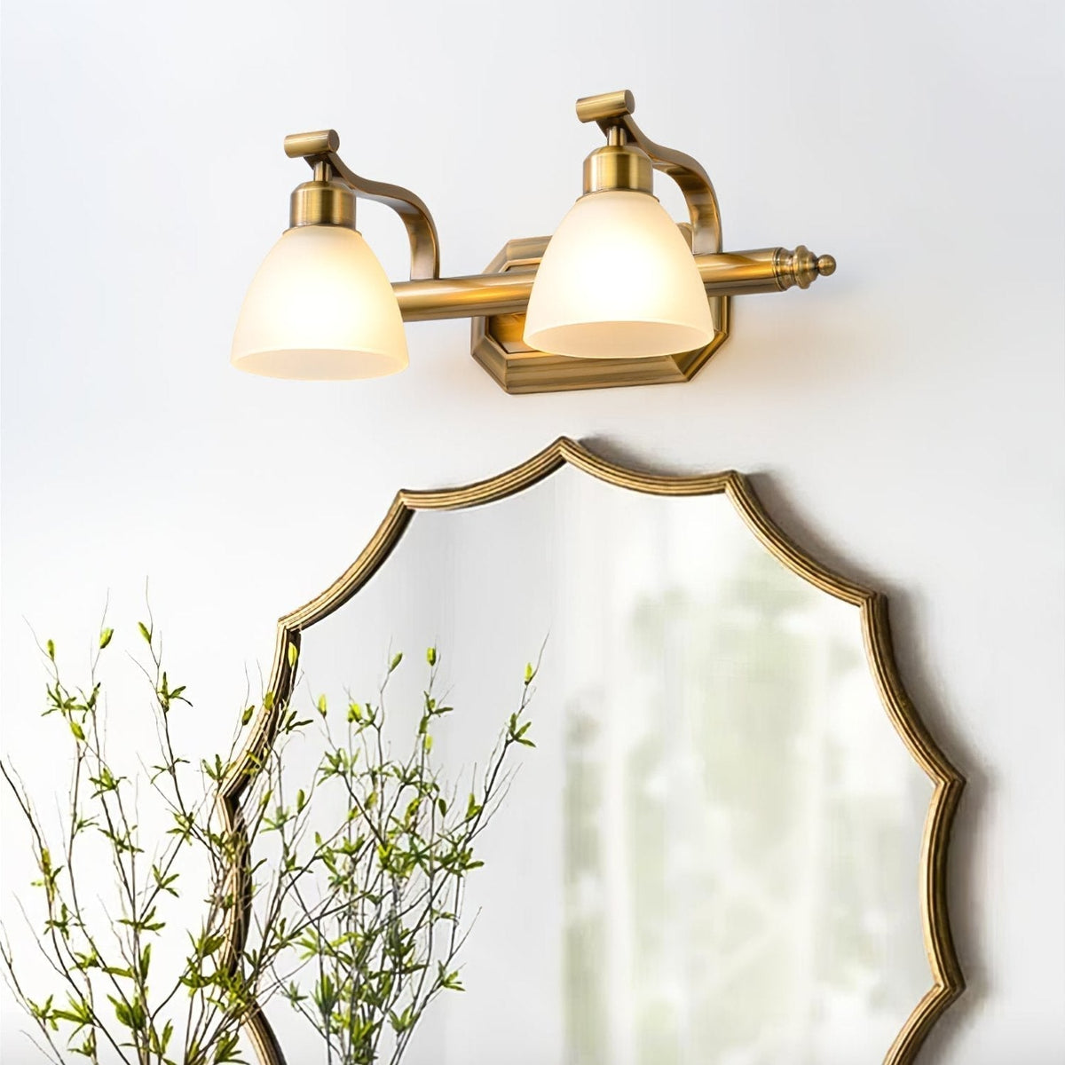 Olivia | Glass Wall Lamp