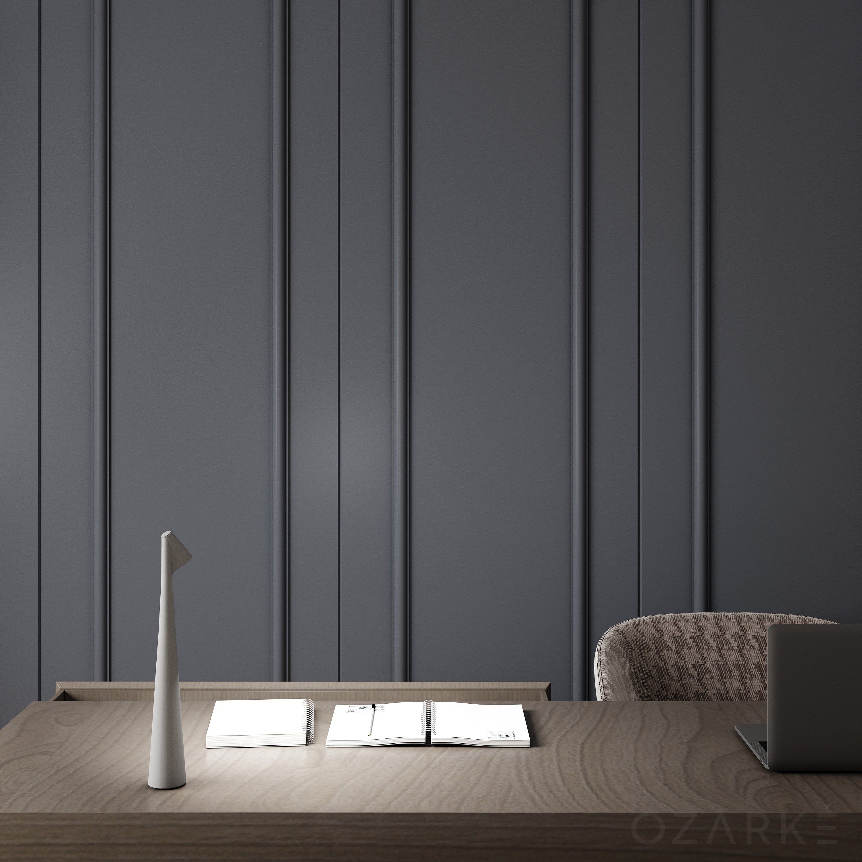 Lumi Slim | Genopladelig Bordlampe | Slankt Moderne Design | Aluminium | LED | 35 cm Høj | Fås i Grå, Sort & Hvid | 1800mAh Batteri | 160 Lumen