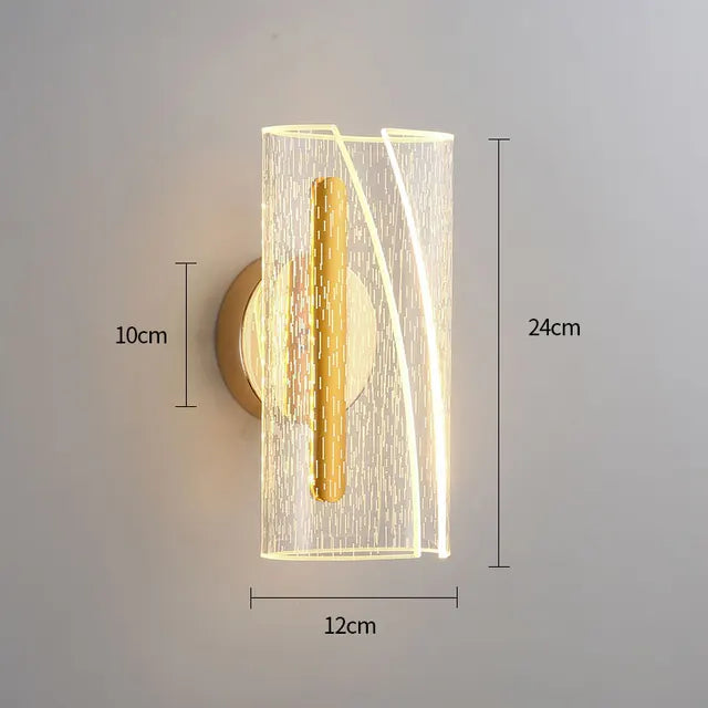 AuroraScand | LED Væglampe i Skandinavisk Design | Energieffektiv Belysning | Perfekt til Moderne Interiør | Luminoir | Neutral Hvid 4000K | Elegant