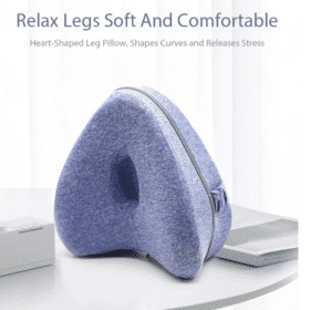 Knæpude der aflaster knæ, ryg & hofte - memory skum 25x21x13 cm. m/aftageligt betræk