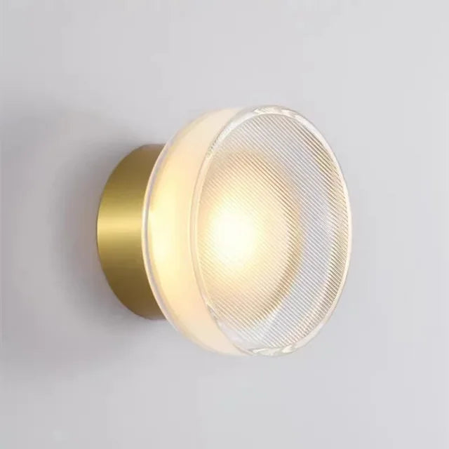 Elegant væglampe | Rund LED | Moderne design | Sort metal | Ø 30 cm | Luminoir | Perfekt til stue og soveværelse | 15W