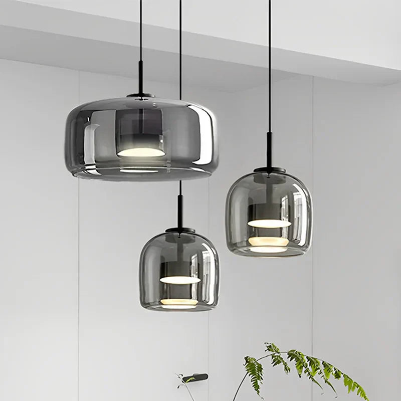 Luminoir | Elegant Glaspendel | Moderne Design | Indbydende Varme | Holdbar Kvalitet | Perfekt til Stue eller Spisestue | Fås i Forskellige