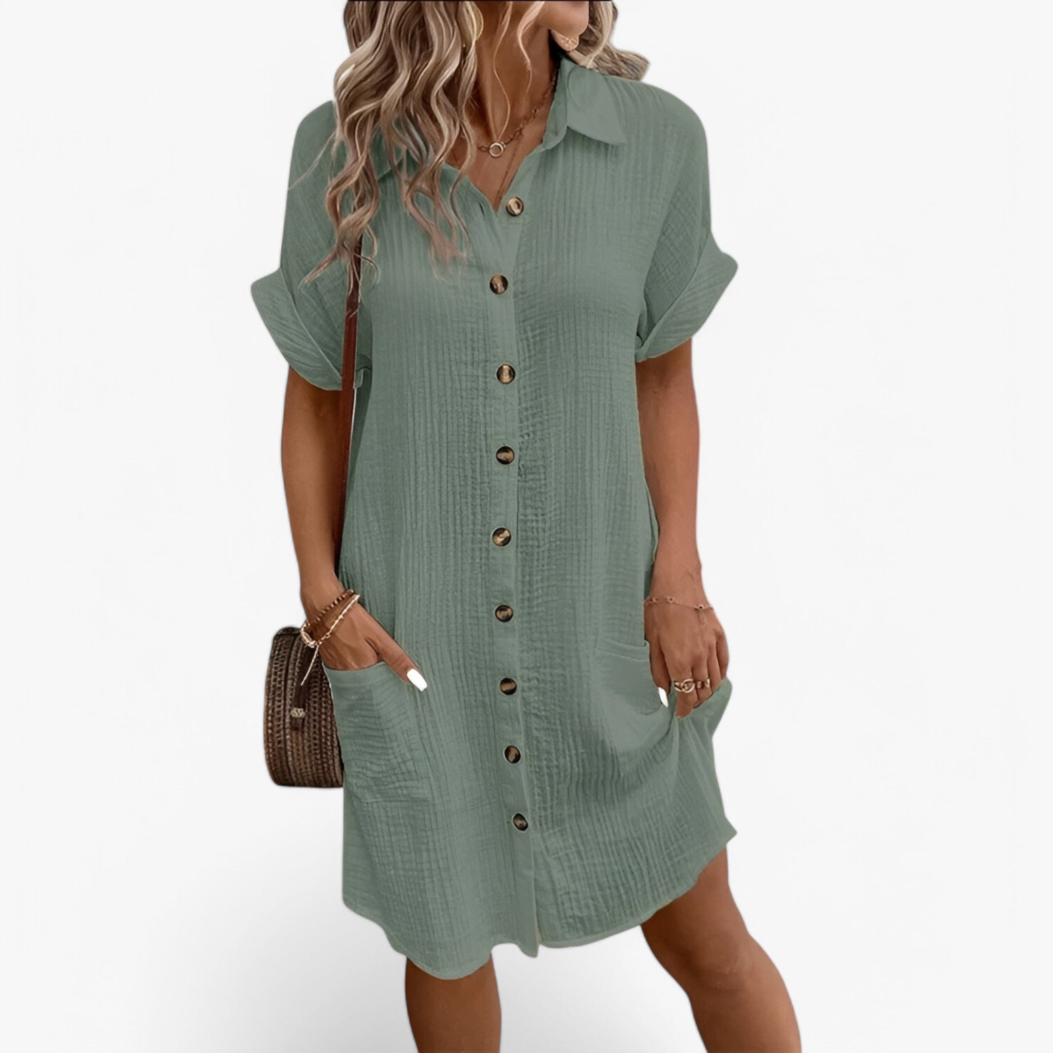 Olivia | Sommerkjole i bomuld - Let og