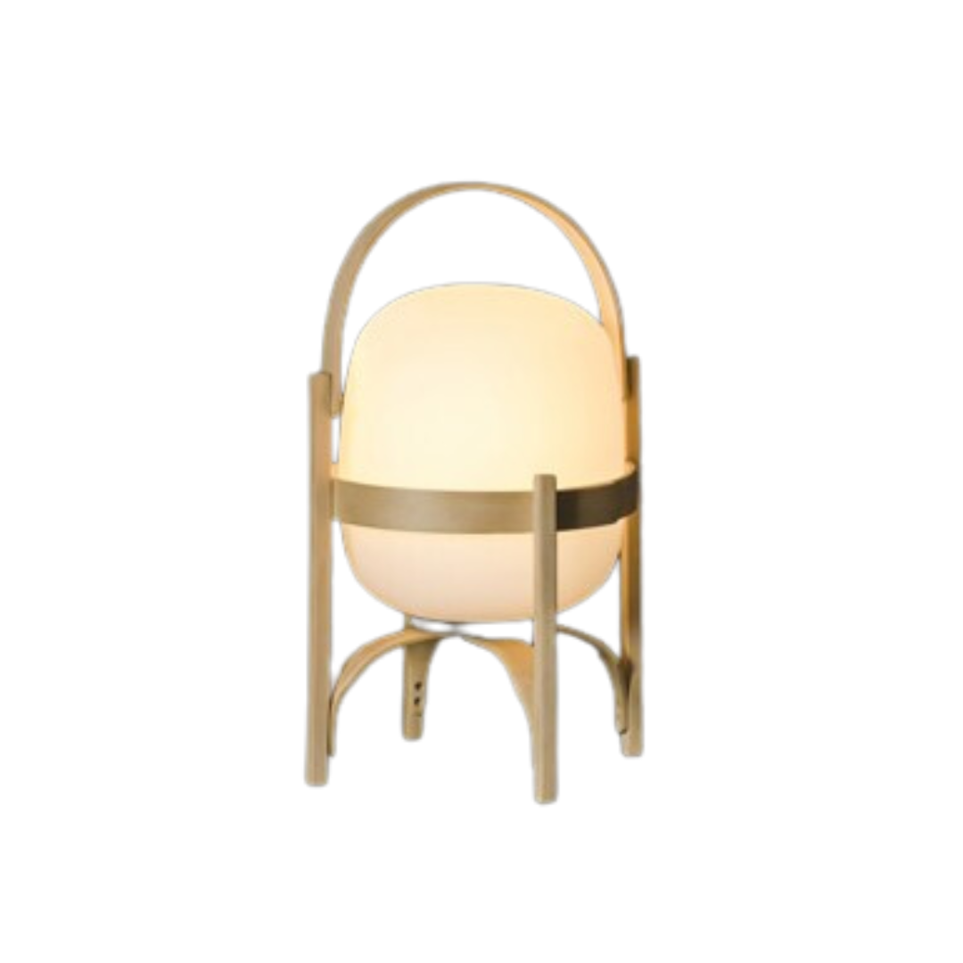 Lanterne-inspireret gulvlampe | Justerbar lysstyrke | Højkvalitets glas | Elegant ramme | Bærbar design | Ideel til stue og soveværelse | Holdbar