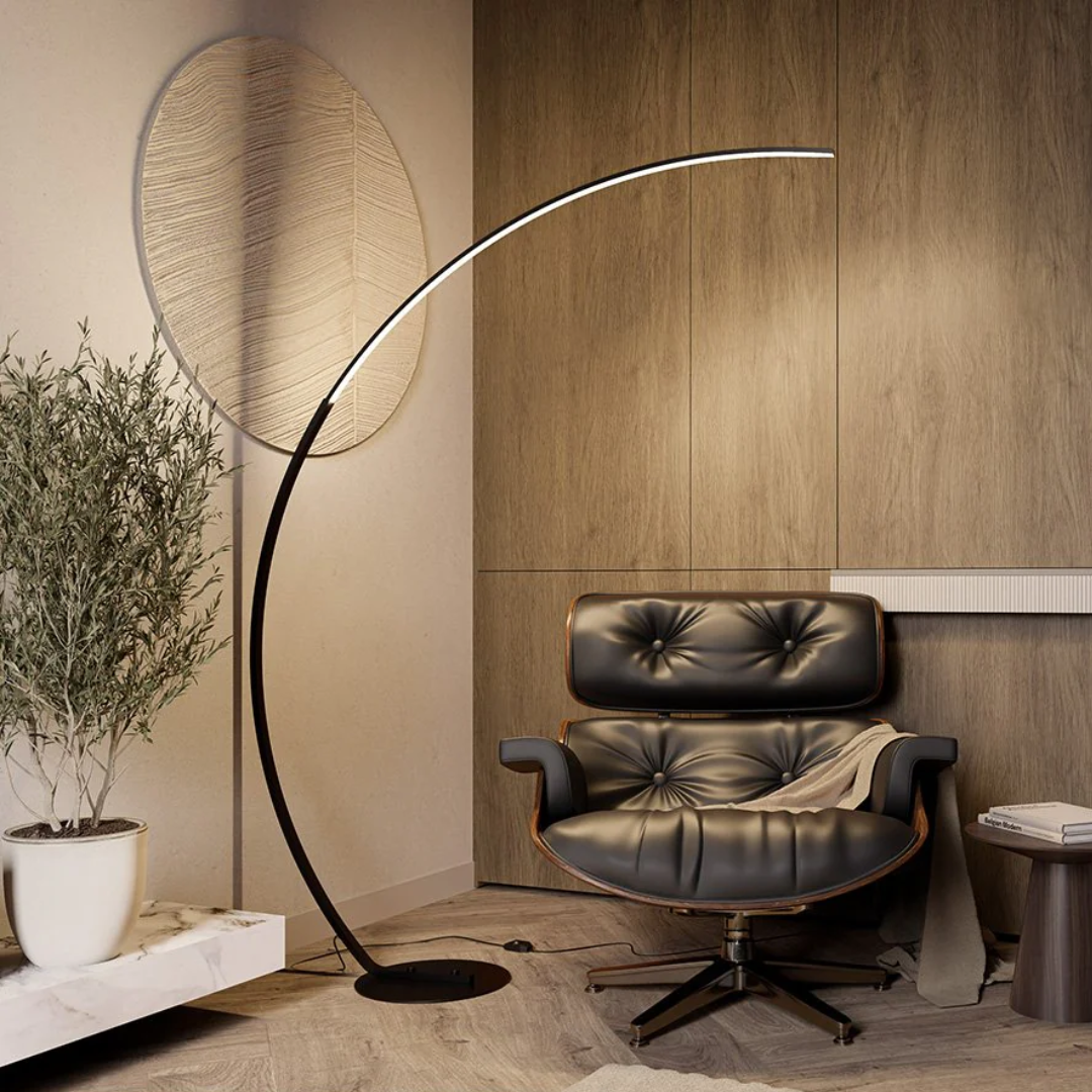 Zanteur LED | Buelampe i Moderne Design | Energibesparende Belysning | Til stue, soveværelse, læseområde | Høj Kvalitet og Holdbar | Stilfuld