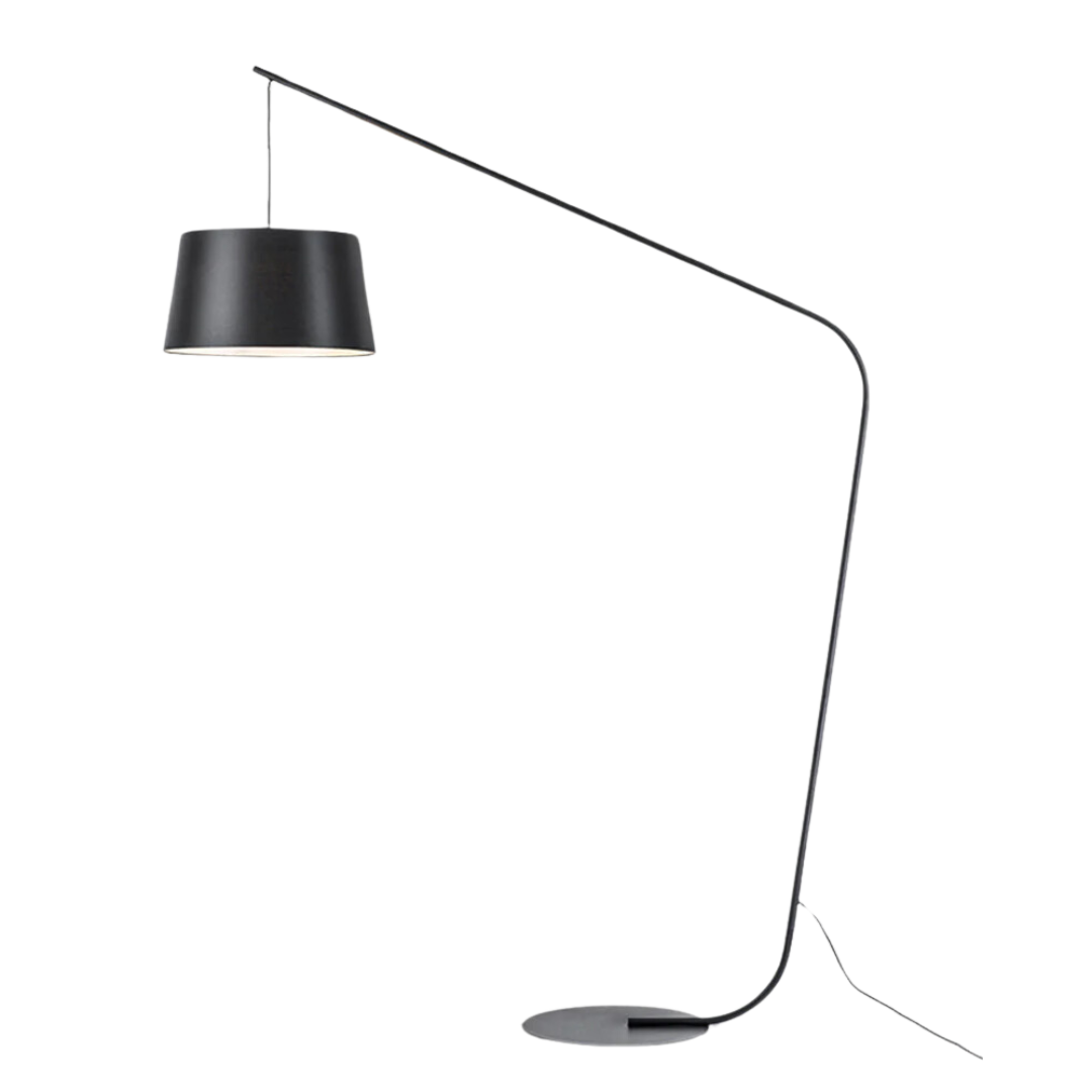 Pelario | Moderne og Stilfuld Gulvlampe | Slankt Design | Ideel til Stue og Kontor | Holdbar Konstruktion | Effektiv