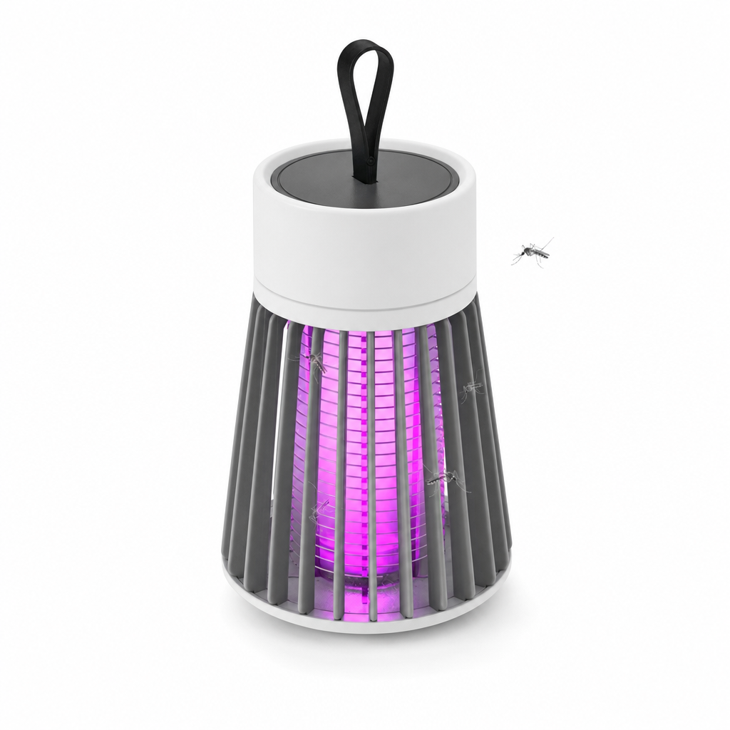 USB Chargeable LED UV Insect Killer | Indoor Outdoor Mosquito Lamp | Silent Chemical-Free Pest Control