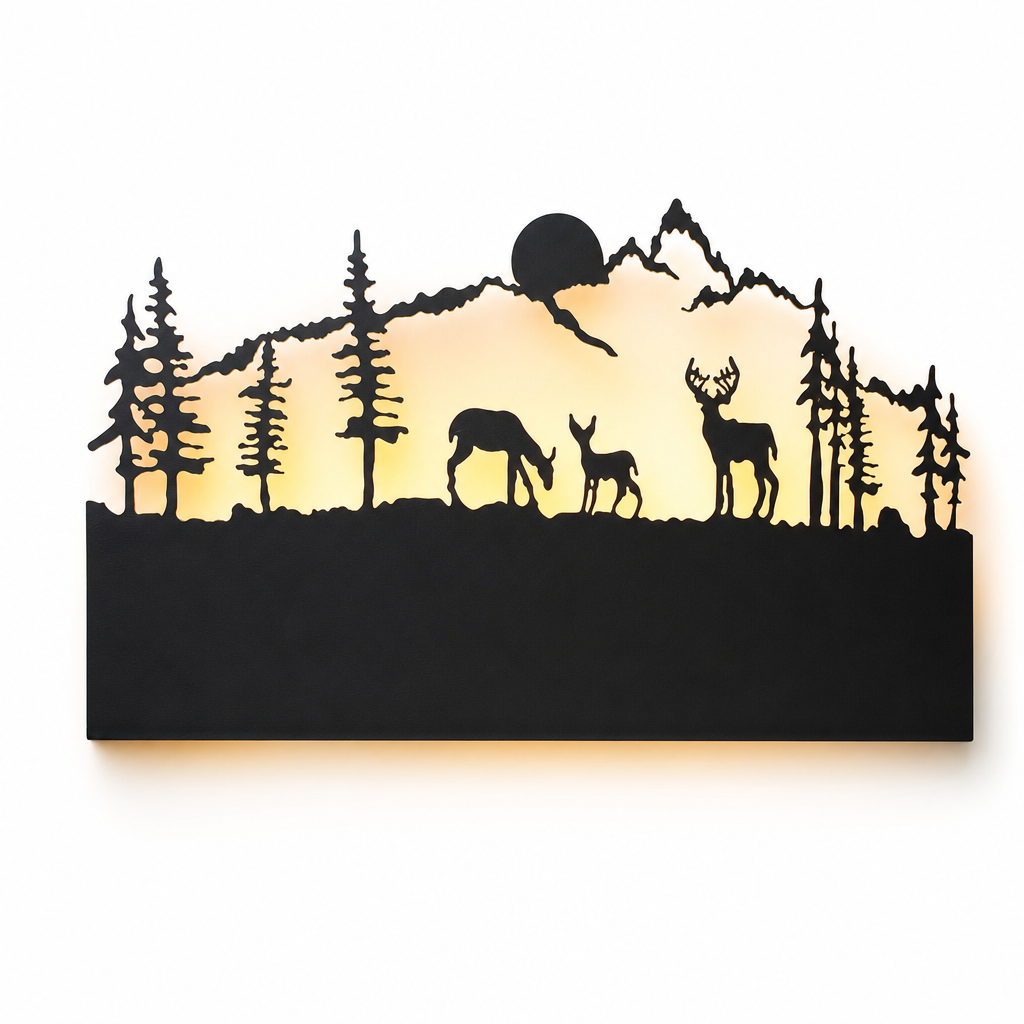 Decorative LED Wall Light | African Design | Warm & Cool Lighting Options | Indoor Accent Fixture
